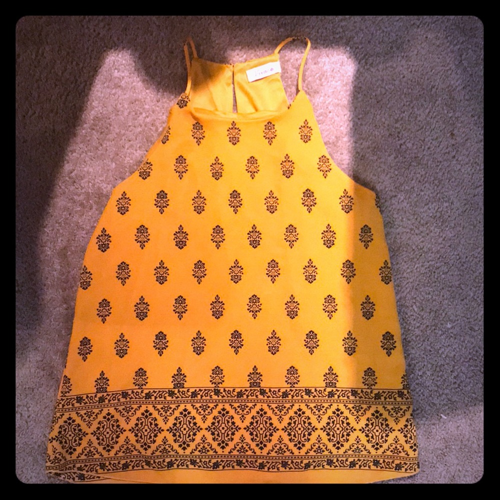 Mustard yellow  top